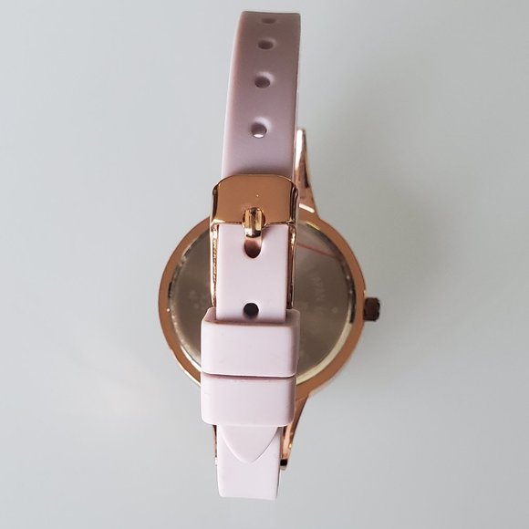 Accutime Pink & Gold Watch - Picture 4 of 7